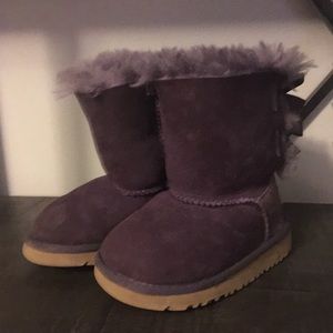 Purple Bailey UGG Boot - little size 7